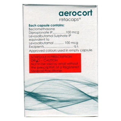 Aerocort Rotacaps 60's, Pack of 1 CAPSULE