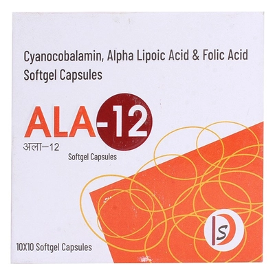 ALA-12 Softgel Capsule, Pack of 10 CAPSULES