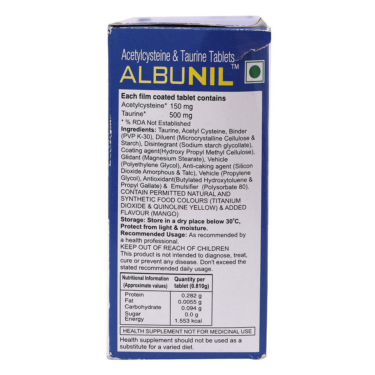 Albunil Tablet 10's, Pack of 10 TABLETS Albunil Tablet 10's, Pack of 10 TABLETS