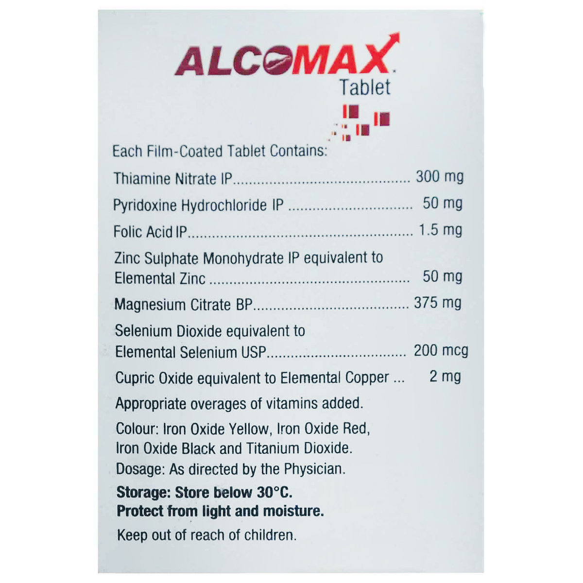 Alcomax Tablet 10's, Pack of 10 Alcomax Tablet 10's, Pack of 10