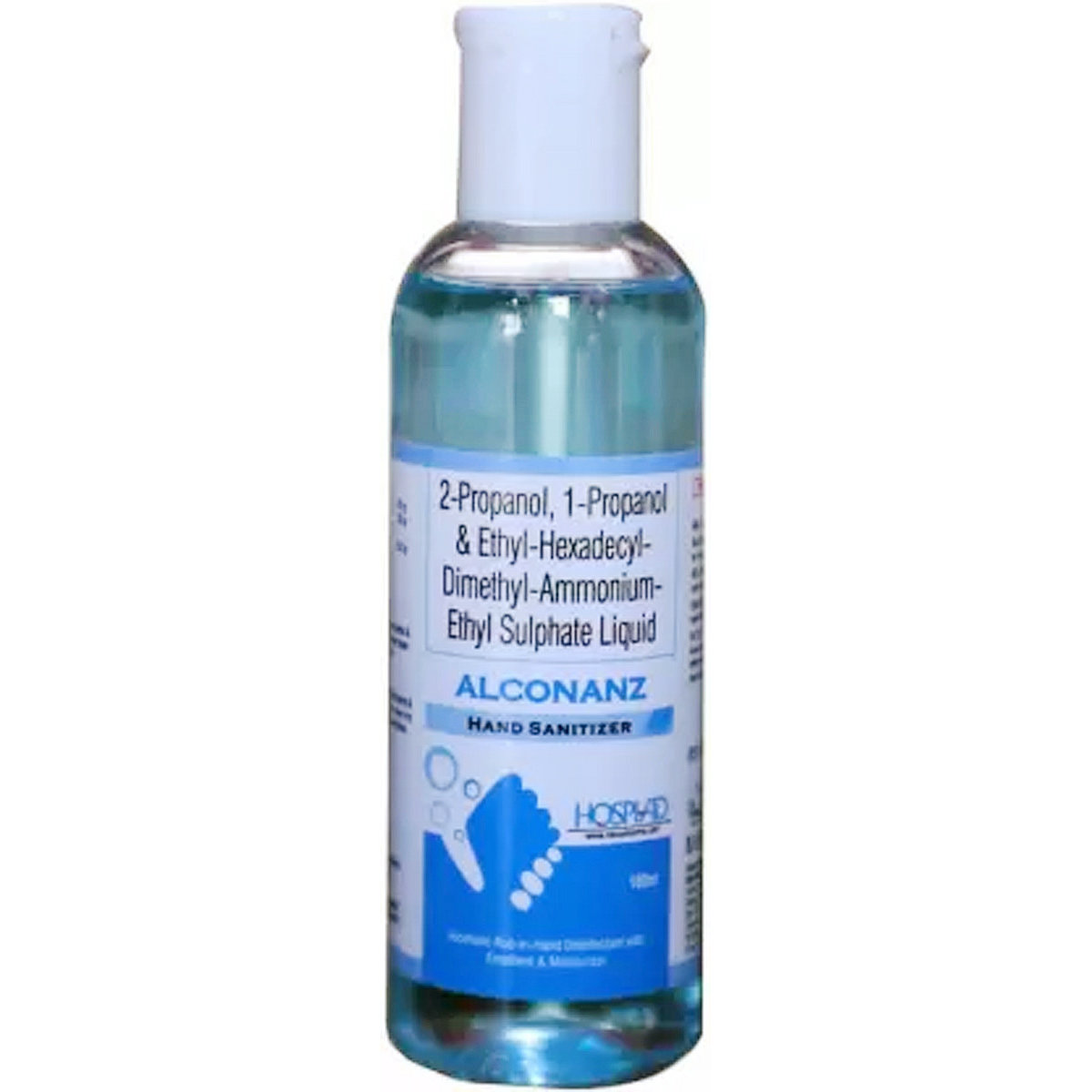 Alconanz Hand Sanitizer 100 ml | 2-Propanol, 1-Propanol & Ethyl-Hexadecyl-Dimethyl-Ammonium-Ethyl Sulphate | Germ Protection | Keeps Hand Moisturised, Pack of 1 Alconanz Hand Sanitizer 100 ml | 2-Propanol, 1-Propanol & Ethyl-Hexadecyl-Dimethyl-Ammonium-Ethyl Sulphate | Germ Protection | Keeps Hand Moisturised, Pack of 1