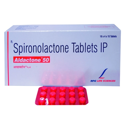 Aldactone 50 Tablet 15's, Pack of 15 TABLETS