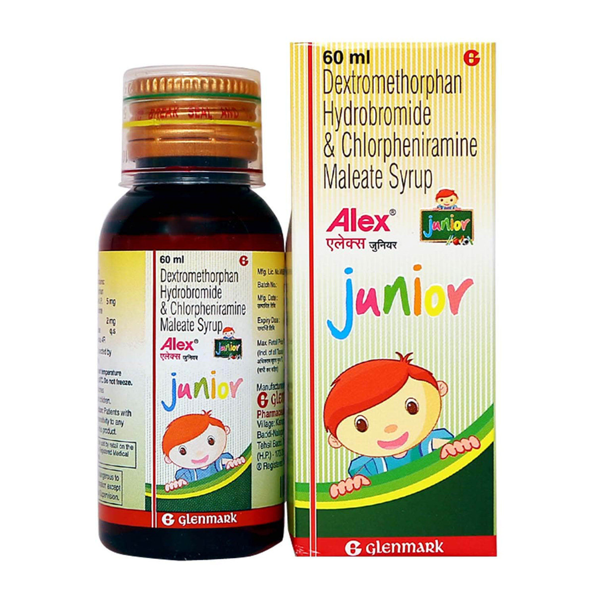 Alex Junior Syrup 60 ml, Pack of 1 LIQUID Alex Junior Syrup 60 ml, Pack of 1 LIQUID
