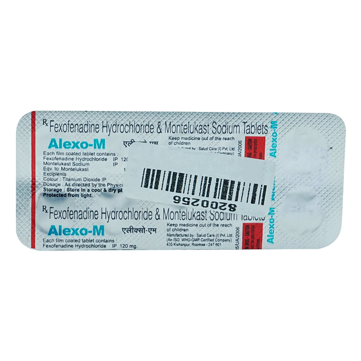 Alexo-M Tablet 10's, Pack of 10 TABLETS Alexo-M Tablet 10's, Pack of 10 TABLETS