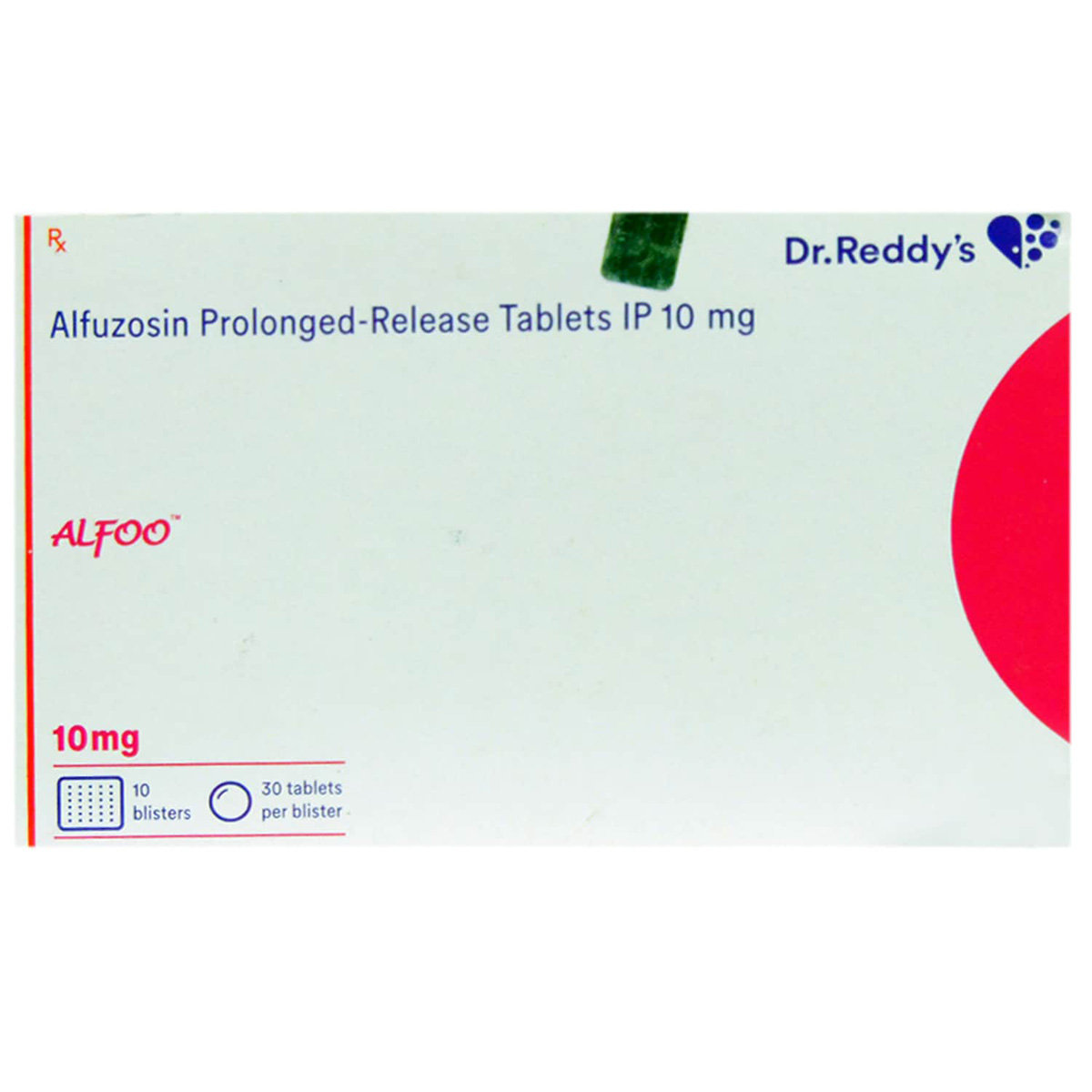 Alfoo 10 mg Tablet 30's, Pack of 30 TABLETS Alfoo 10 mg Tablet 30's, Pack of 30 TABLETS