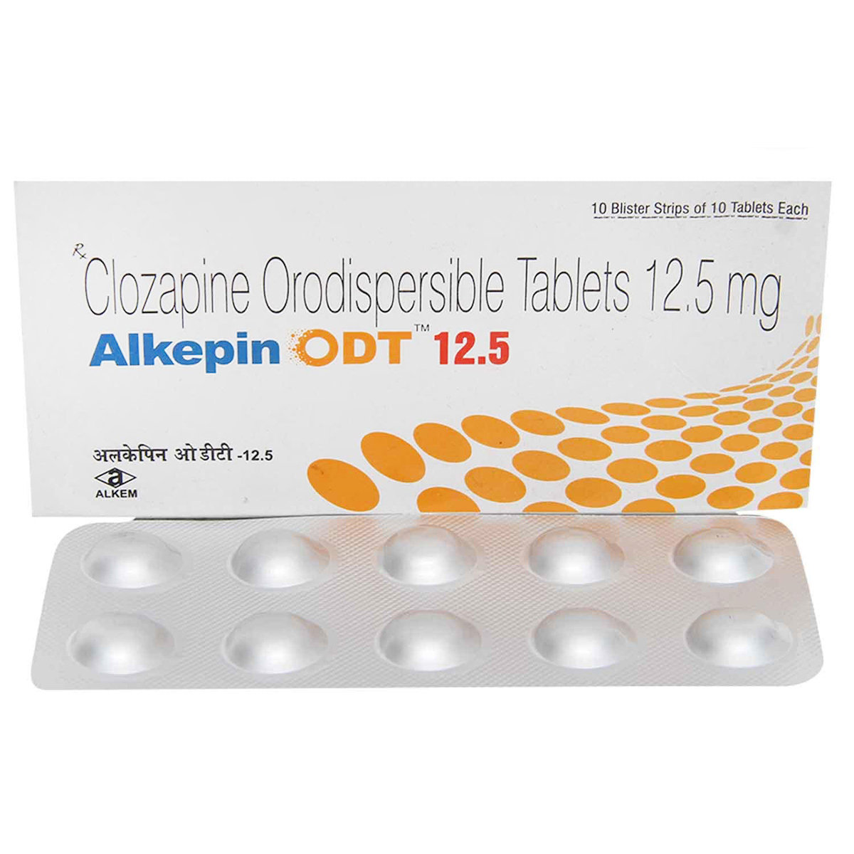 Alkepin ODT 12.5 Tablet 10's, Pack of 10 TABLETS Alkepin ODT 12.5 Tablet 10's, Pack of 10 TABLETS