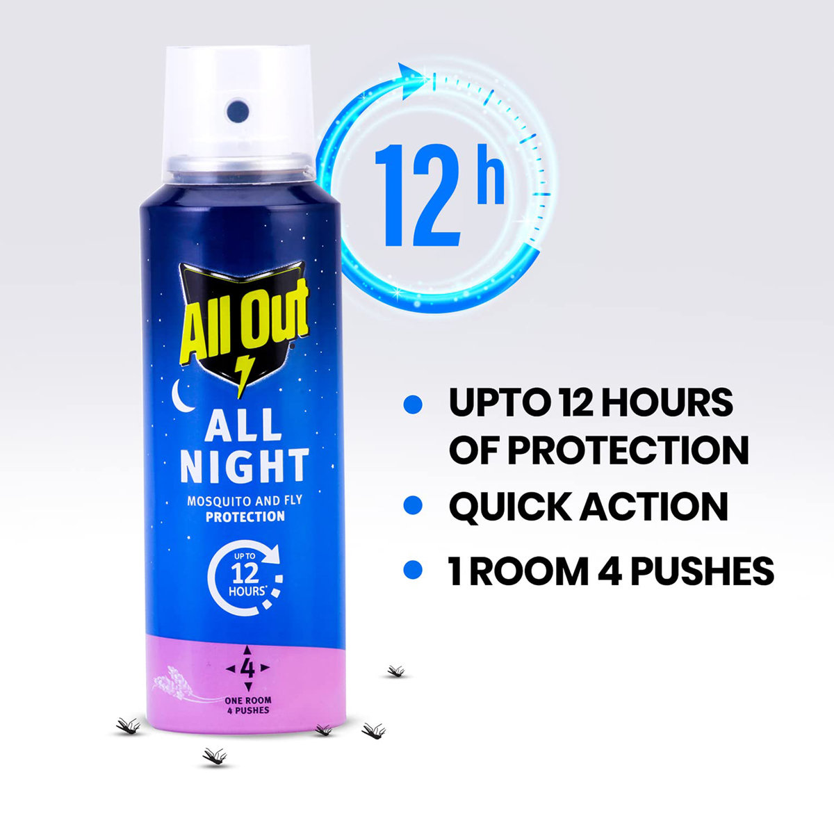All Out All Night Spray, 30 ml, Pack of 1 All Out All Night Spray, 30 ml, Pack of 1
