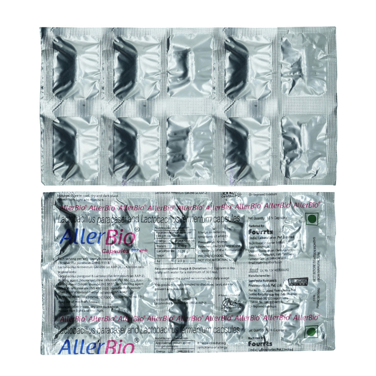 AllerBio Capsule 10's, Pack of 10 CAPSULES AllerBio Capsule 10's, Pack of 10 CAPSULES