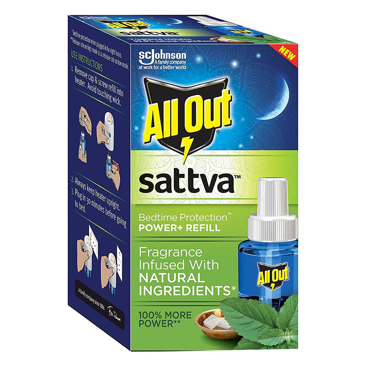 All Out Sattva Refill, 45ml, Pack of 1 All Out Sattva Refill, 45ml, Pack of 1