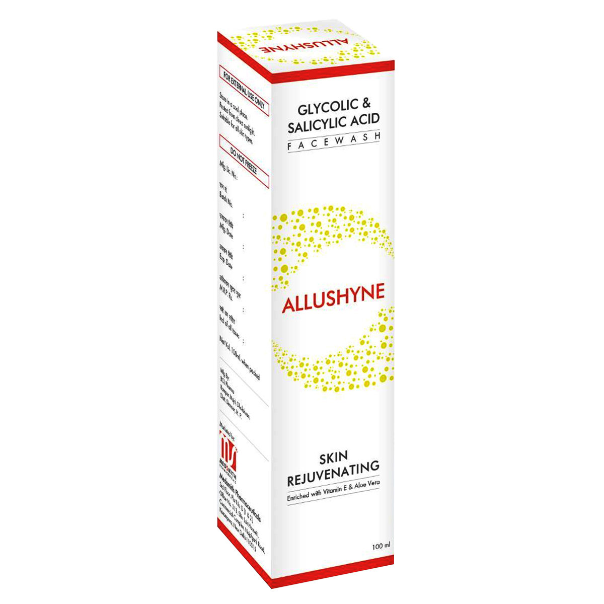 Allushyne Facewash 100 ml, Pack of 1 Allushyne Facewash 100 ml, Pack of 1