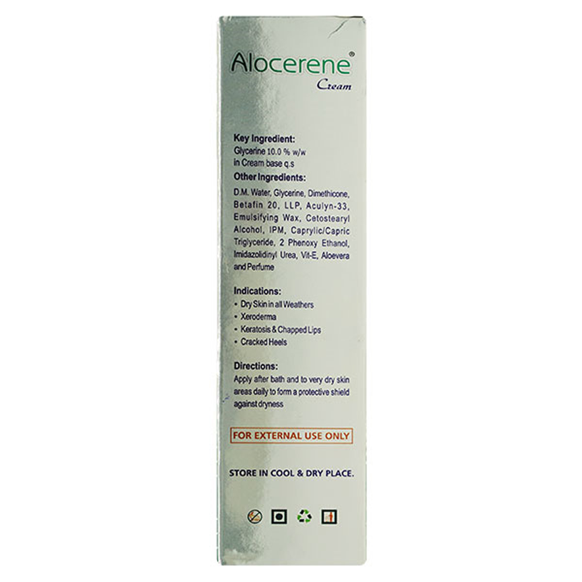 Alocerene Cream 50 gm, Pack of 1 Cream Alocerene Cream 50 gm, Pack of 1 Cream