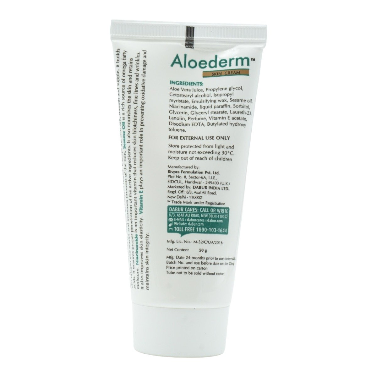 Aloederm Skin Cream 50 gm, Pack of 1 Aloederm Skin Cream 50 gm, Pack of 1