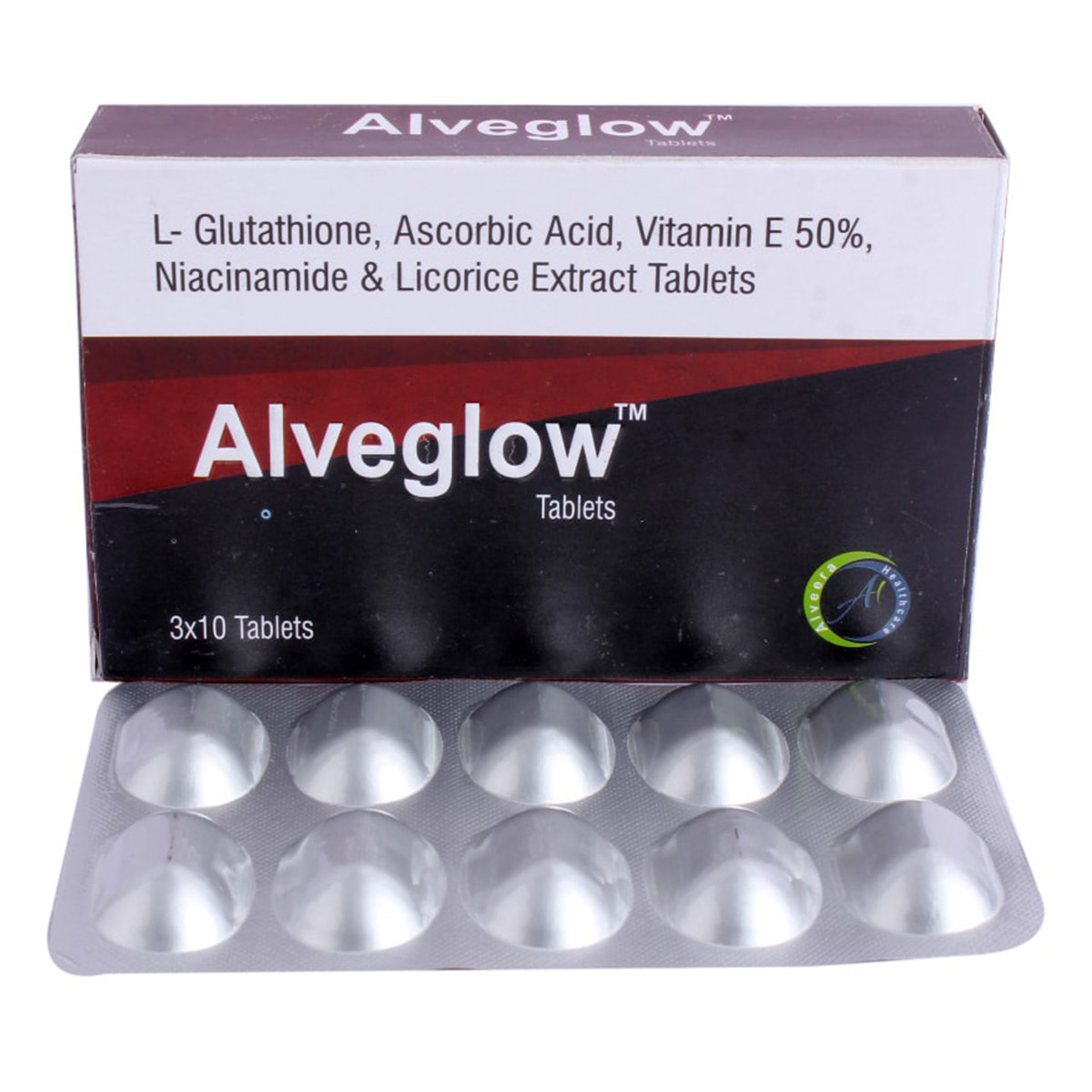 Alveglow Tablet 10's, Pack of 10 TabletS Alveglow Tablet 10's, Pack of 10 TabletS
