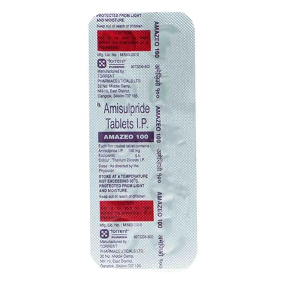 Amazeo 100 Tablet 10's, Pack of 10 TABLETS