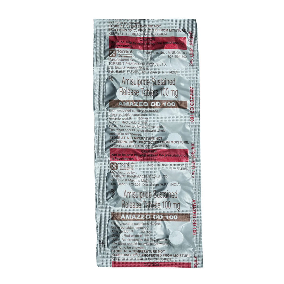 Amazeo OD 100 Tablet 10's, Pack of 10 TABLETS Amazeo OD 100 Tablet 10's, Pack of 10 TABLETS