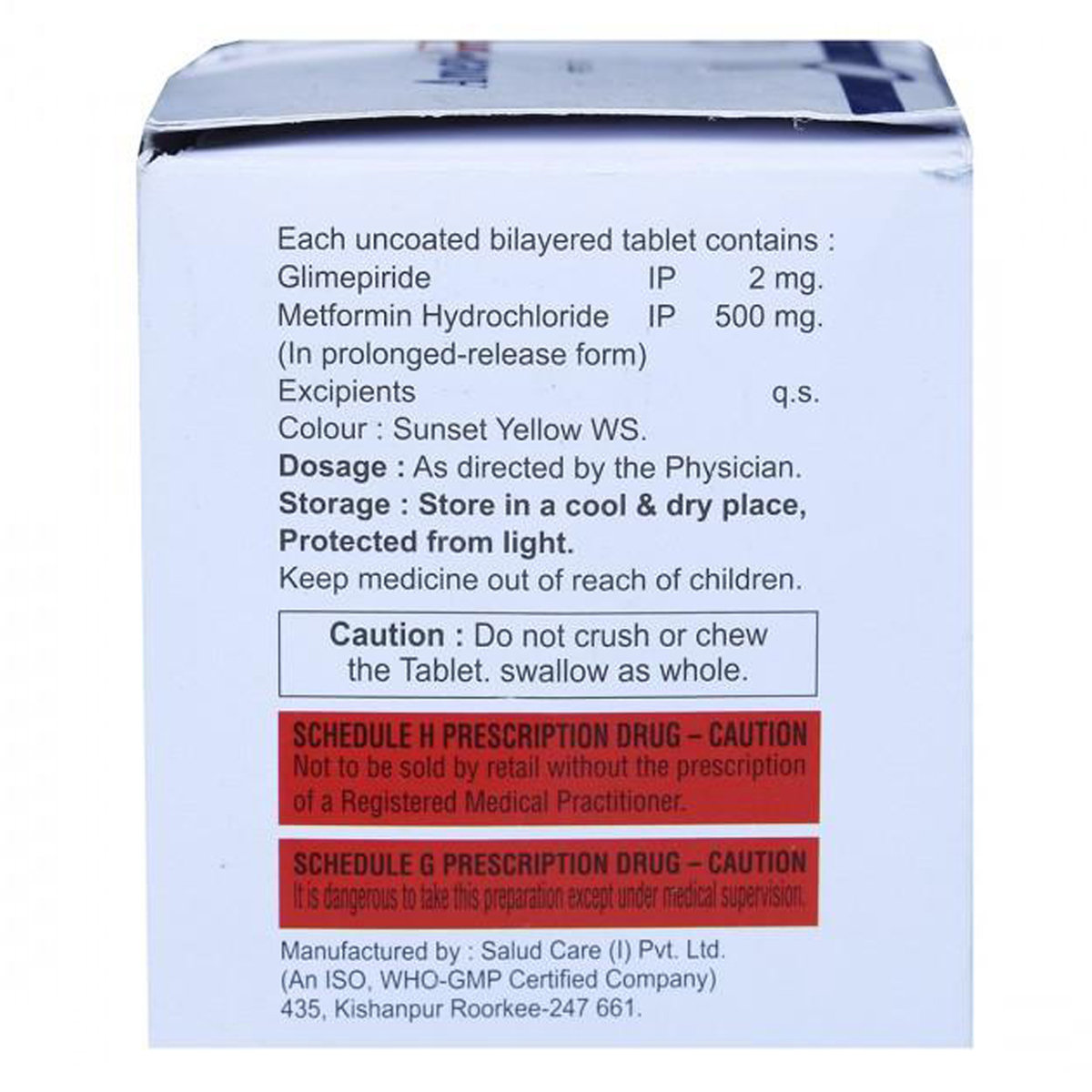 Ameto G2 Tablet 15's, Pack of 15 TABLETS Ameto G2 Tablet 15's, Pack of 15 TABLETS