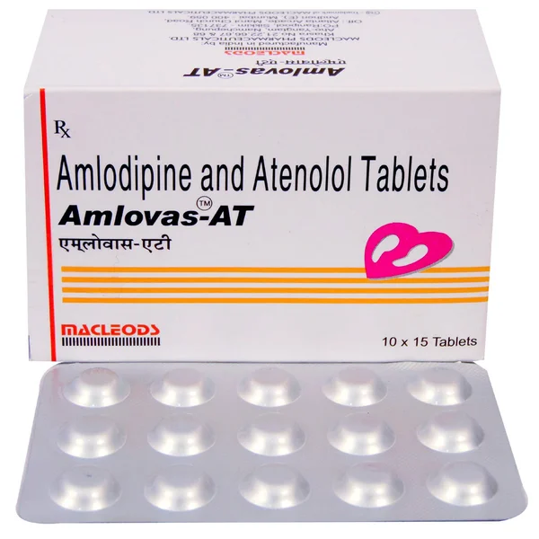 Amlovas AT 5/50 Tablet 15's, Pack of 15 TABLETS