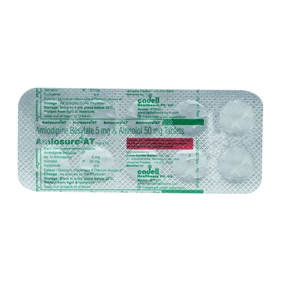 AMLOSURE AT TABLET, Pack of 10 TabletS