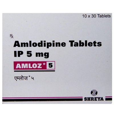 Amloz-5 Tablet 30's, Pack of 30 TabletS