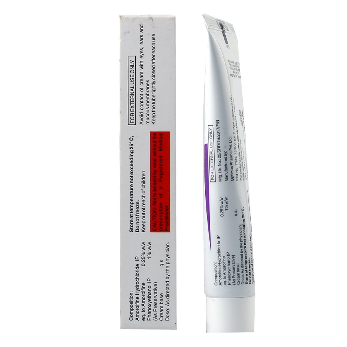 Amortas 0.25% Cream 15 gm, Pack of 1 CREAM Amortas 0.25% Cream 15 gm, Pack of 1 CREAM