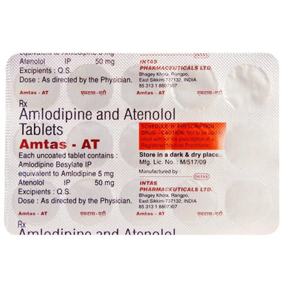 Amtas-AT Tablet 15's, Pack of 15 TABLETS