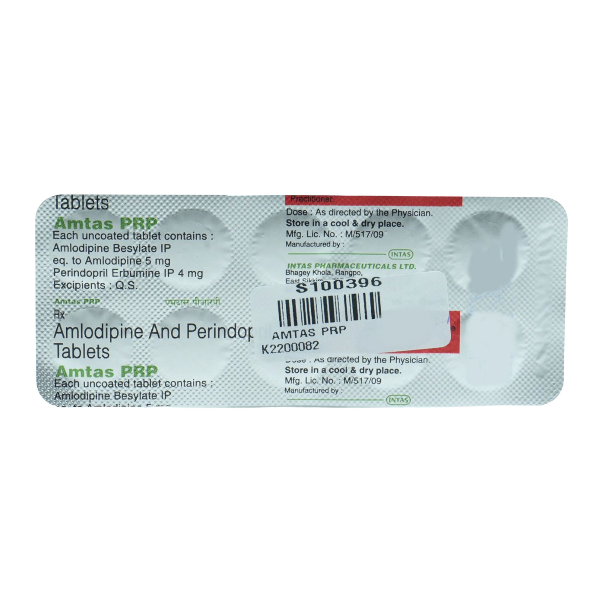 Buy Amtas PRP Tablet 10's Online