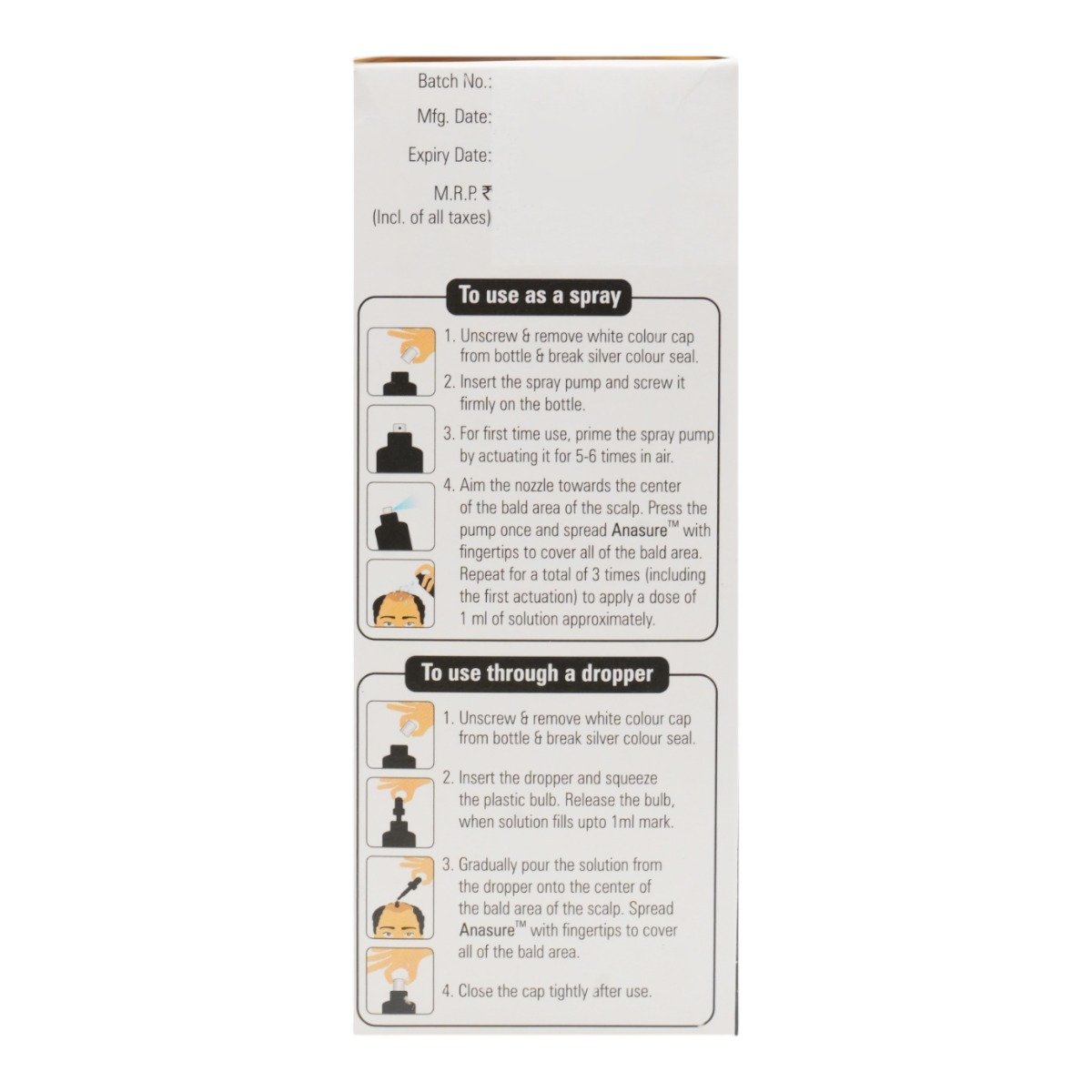 Anasure 5% Topical Solution 60 ml, Pack of 1 SOLUTION Anasure 5% Topical Solution 60 ml, Pack of 1 SOLUTION