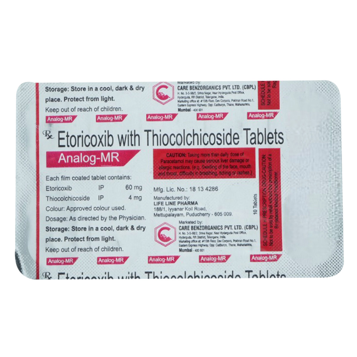 Analog-MR 4 mg Tablet 10's, Pack of 10 TabletS Analog-MR 4 mg Tablet 10's, Pack of 10 TabletS