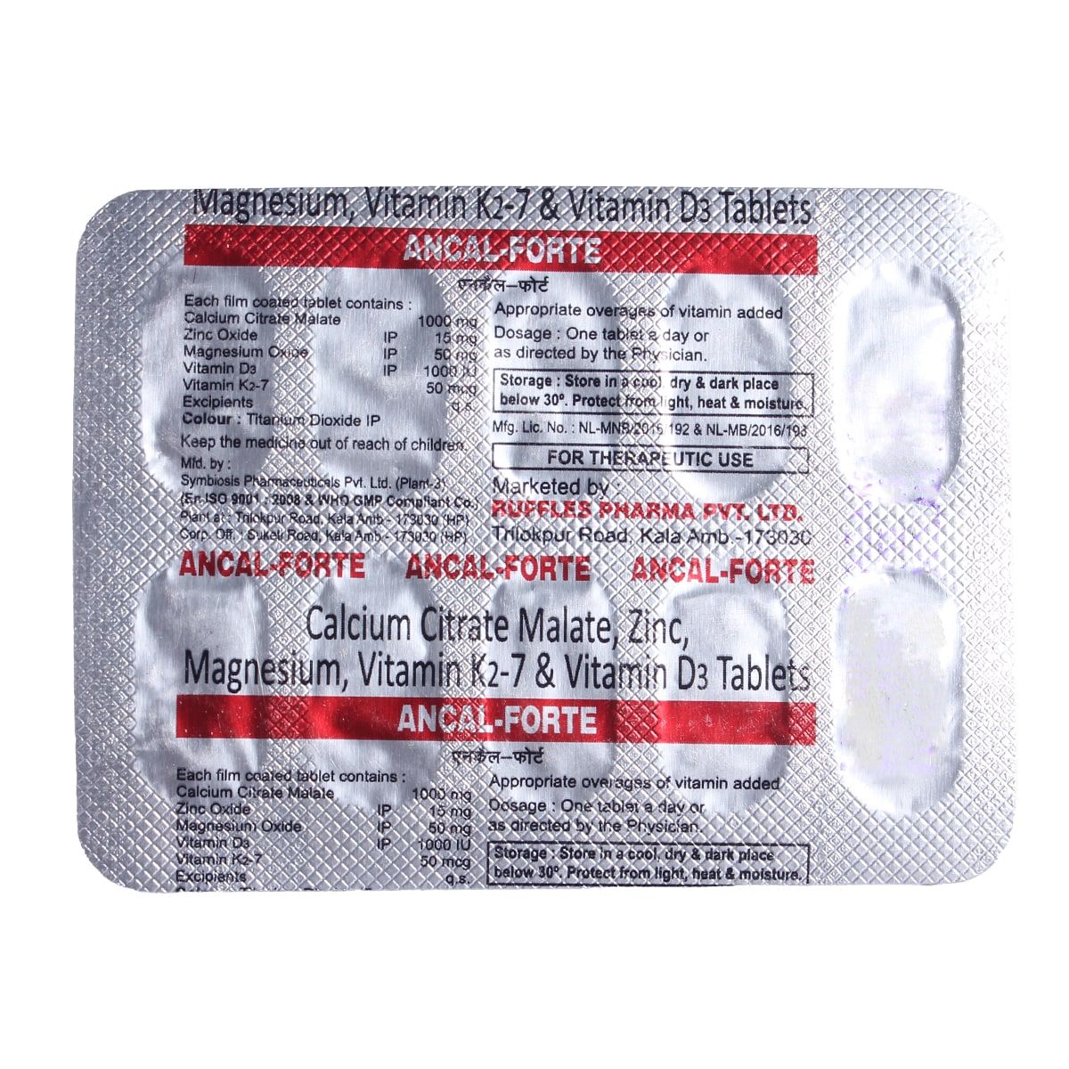 Buy Ancal Forte Tablet 10's Online