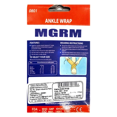 Mgrm Ankle Wrap S, 1 Count, Pack of 1