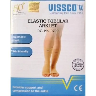 Vissco Anklet Tubular Medium, 1 Count, Pack of 1