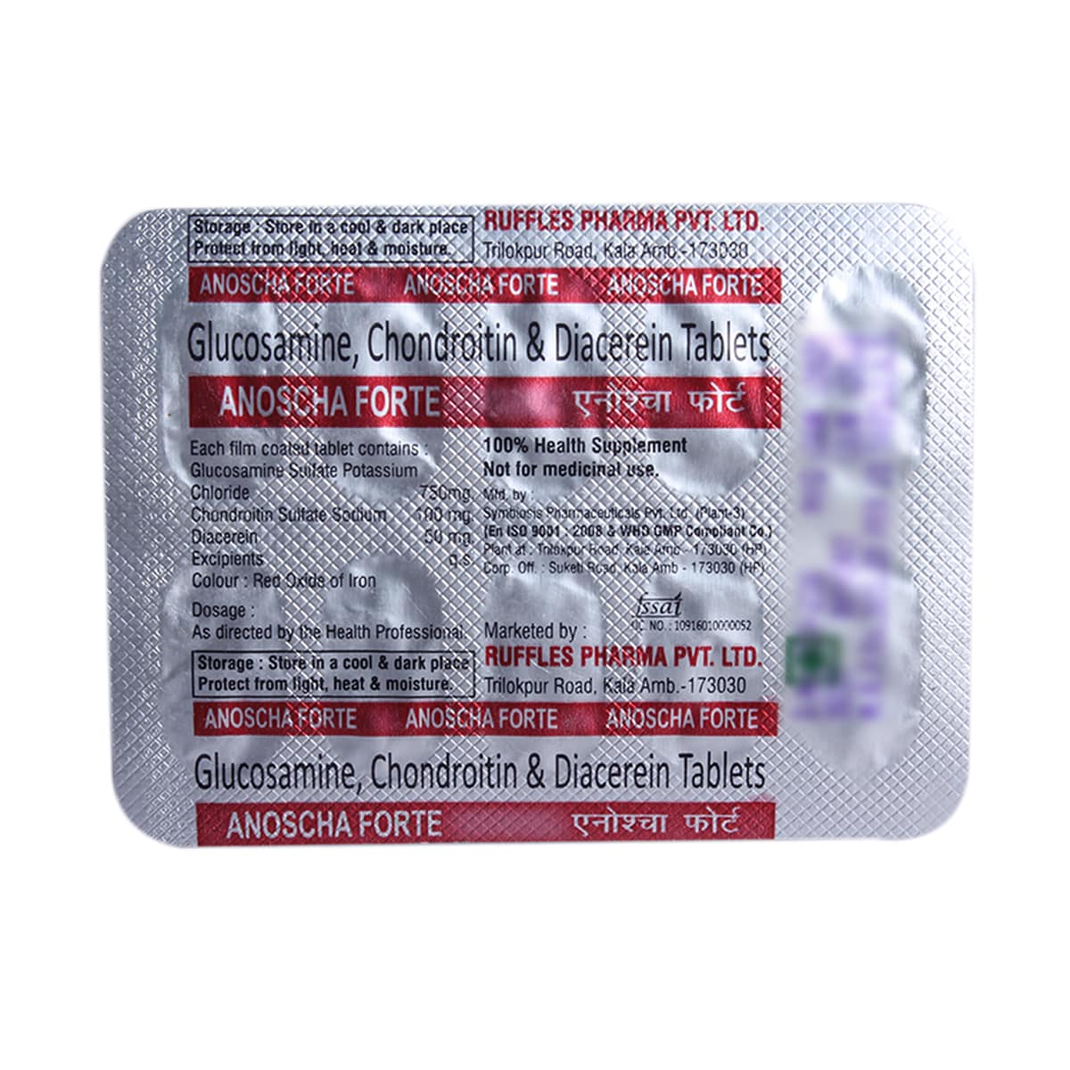 Buy Anoscha Forte Tablet 10's Online