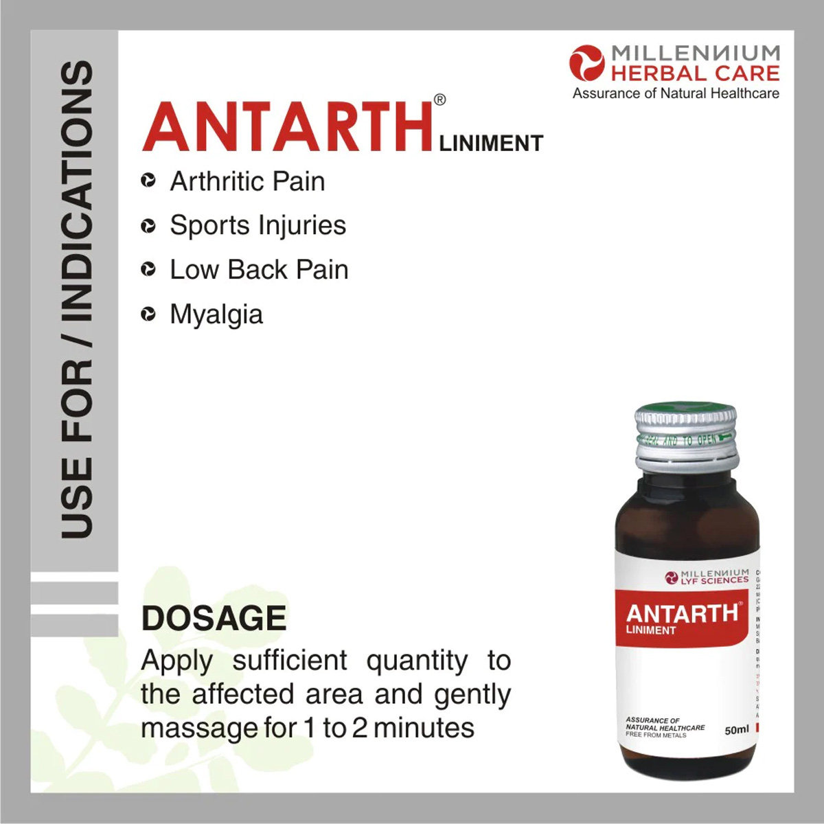 Antarth Liniment, 50 ml, Pack of 1 Antarth Liniment, 50 ml, Pack of 1