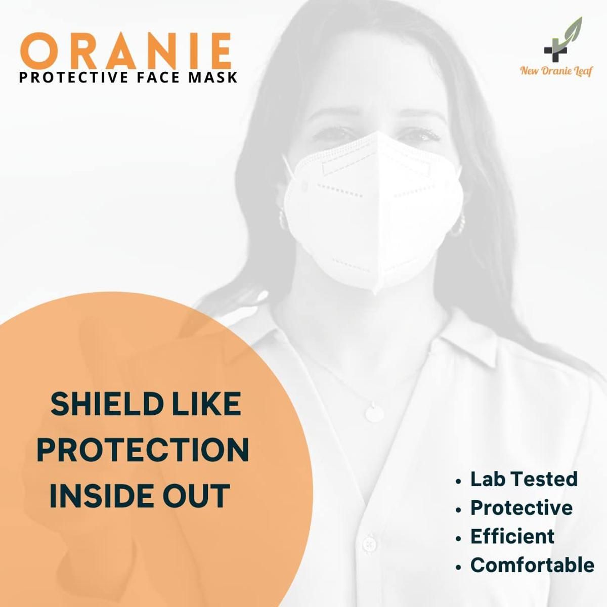 New Oranie Anti Pollution Dust Face Mask 1 Count | With 5 Layers Of Protection | Breathable, Pack of 1 New Oranie Anti Pollution Dust Face Mask 1 Count | With 5 Layers Of Protection | Breathable, Pack of 1