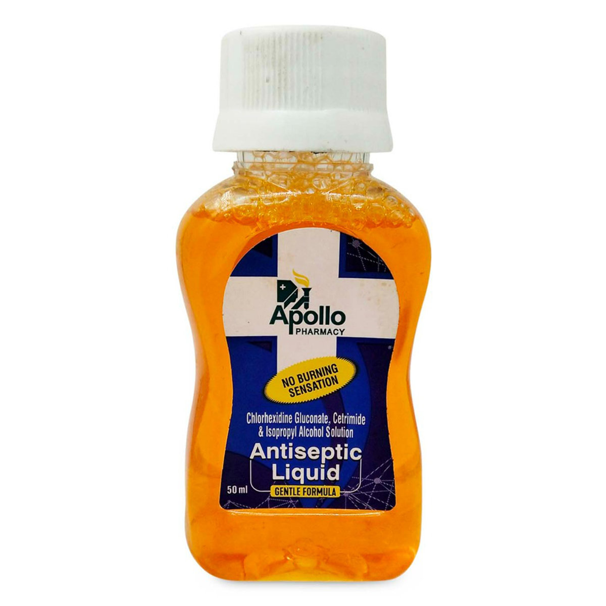 Apollo Pharmacy Antiseptic Liquid, 50 ml, Pack of 1 Apollo Pharmacy Antiseptic Liquid, 50 ml, Pack of 1