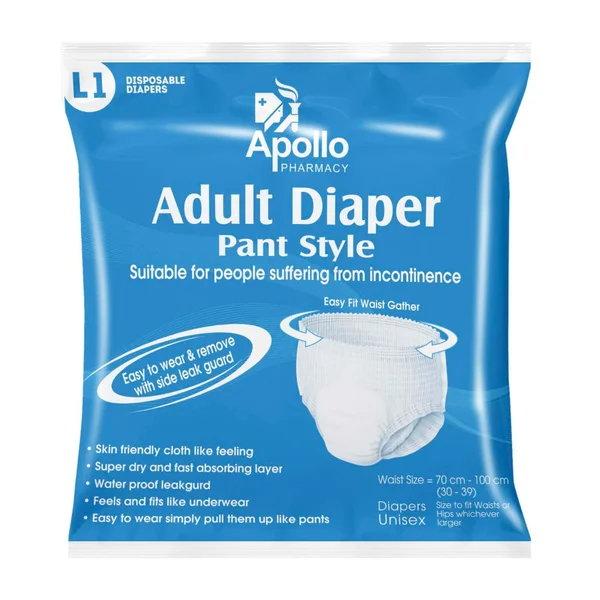 Apollo Life Adult Diaper Pants Large, 1 Count, Pack of 1