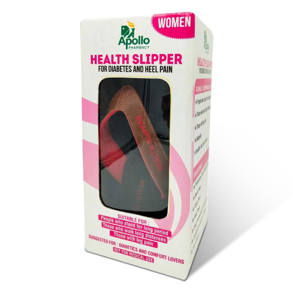 Apollo Pharmacy Diabetes & Heel Pain Health Slipper For Men, Size-11, 1 Pair, Pack of 1 Apollo Pharmacy Diabetes & Heel Pain Health Slipper For Men, Size-11, 1 Pair, Pack of 1