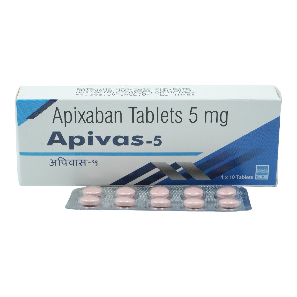Apivas-5 Tablet 10's, Pack of 10 TABLETS Apivas-5 Tablet 10's, Pack of 10 TABLETS