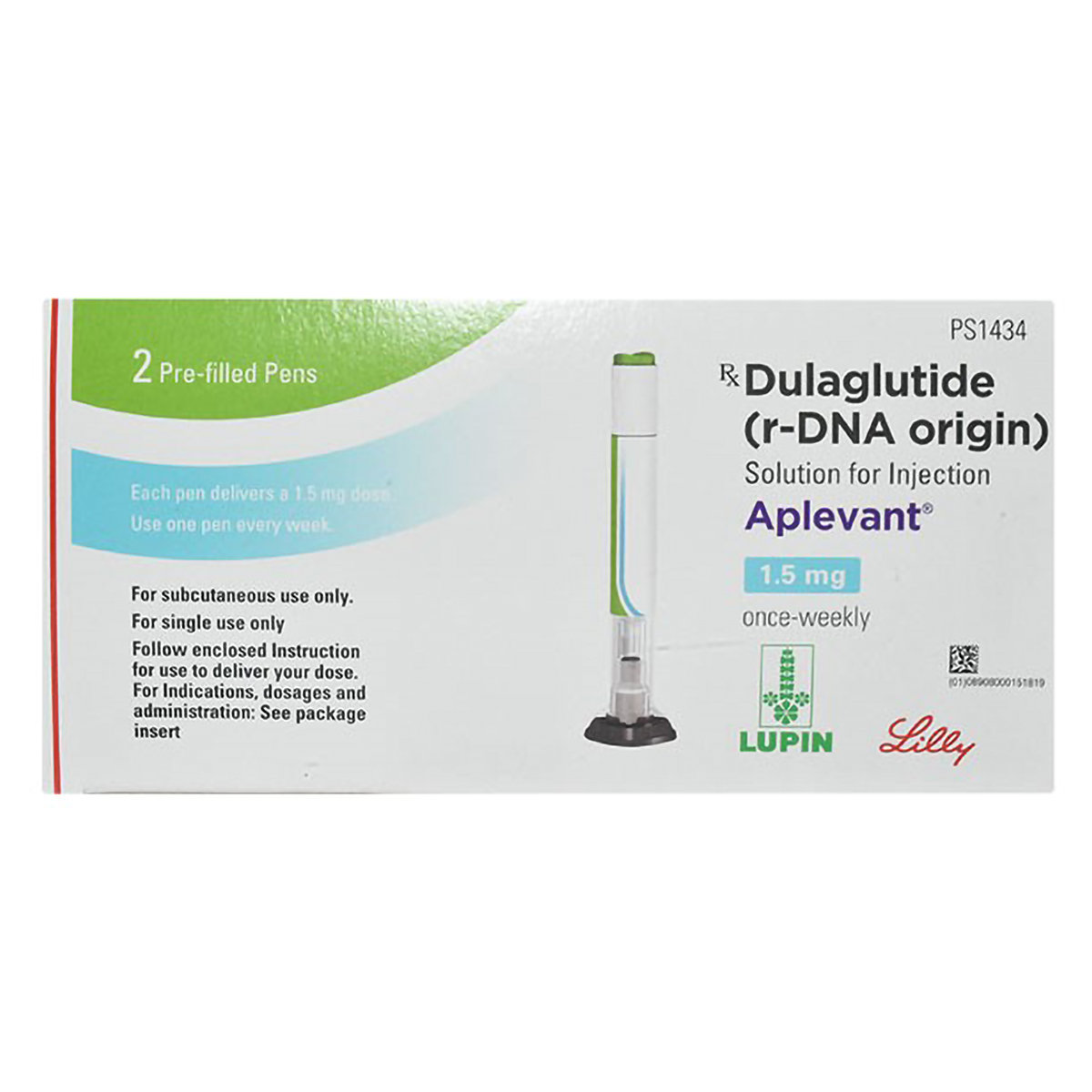 Aplevant 1.5 Mg Pre-Filled Pen 2's, Pack of 2 INJECTIONS Aplevant 1.5 Mg Pre-Filled Pen 2's, Pack of 2 INJECTIONS