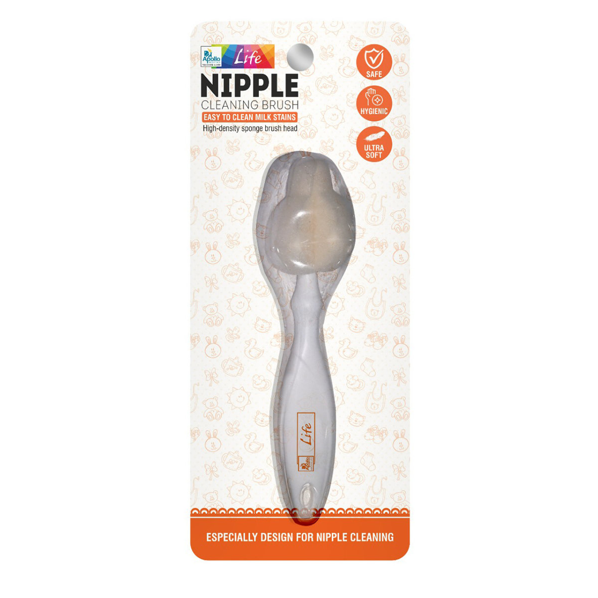 Apollo Life Nipple Cleaning Brush, 1 Count, Pack of 1 Apollo Life Nipple Cleaning Brush, 1 Count, Pack of 1