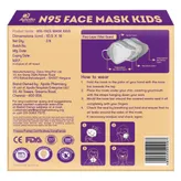 Apollo Pharmacy N95 5 Layers Face Mask for Kids, 3 Count, Pack of 1