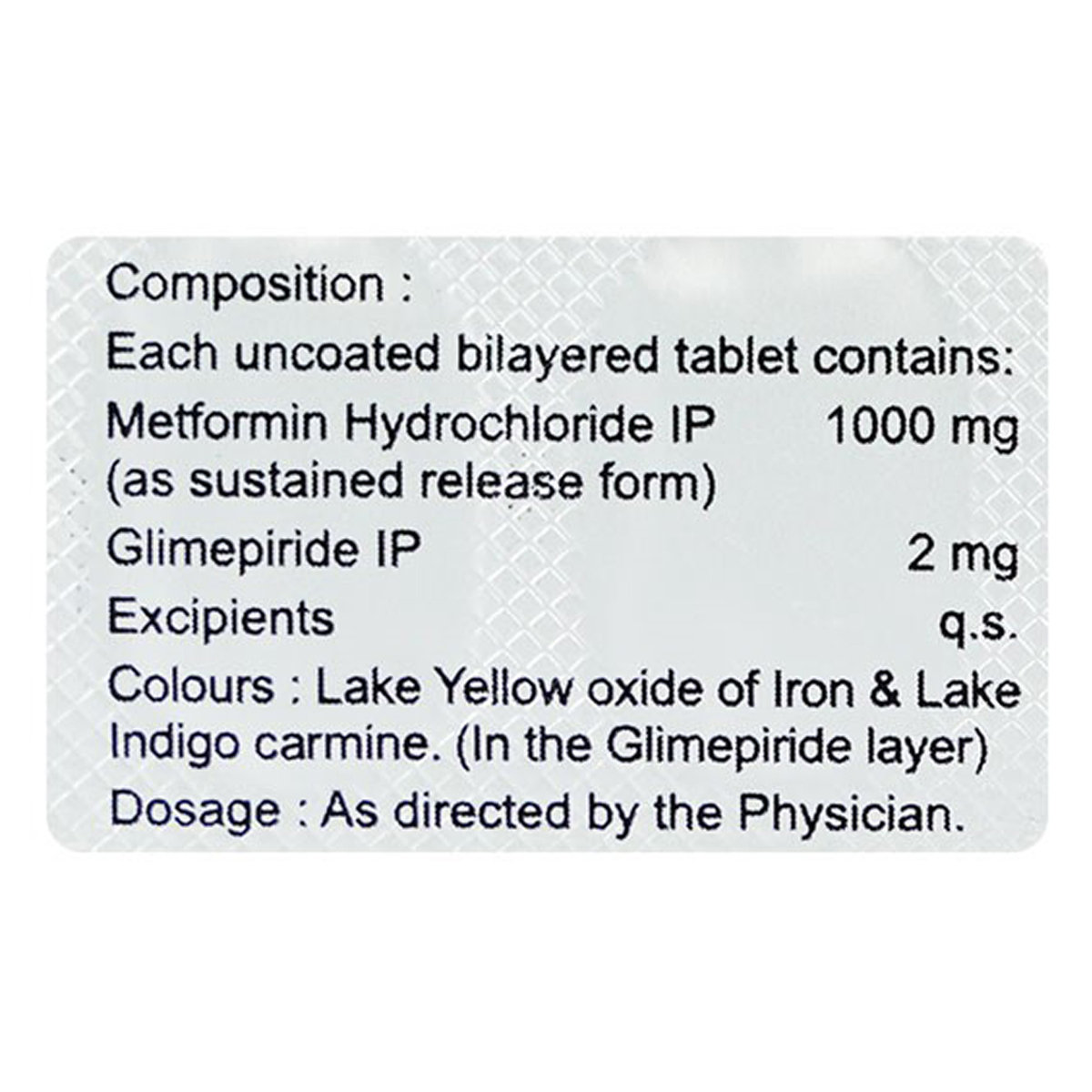 Apriglim MF2 Tablet 10's, Pack of 10 TABLETS Apriglim MF2 Tablet 10's, Pack of 10 TABLETS