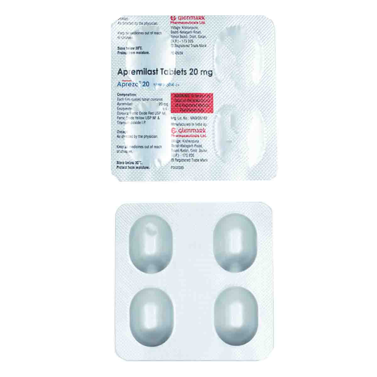 Aprezo 20 Tablet 4's, Pack of 4 TABLETS Aprezo 20 Tablet 4's, Pack of 4 TABLETS