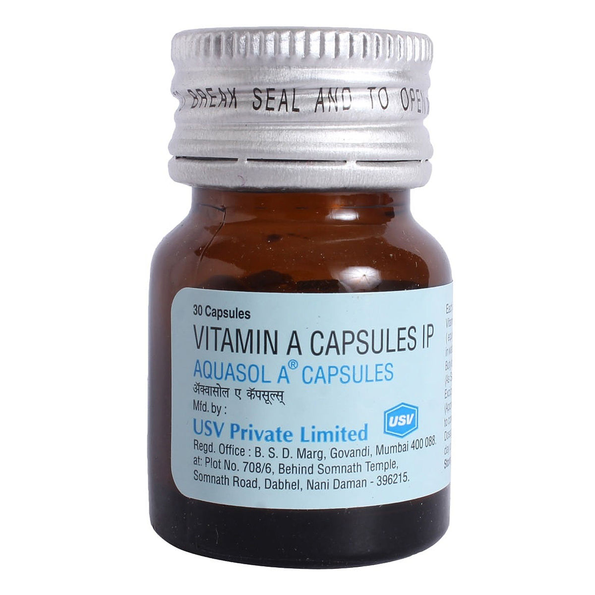 Buy Aquasol A Capsule 30's Online