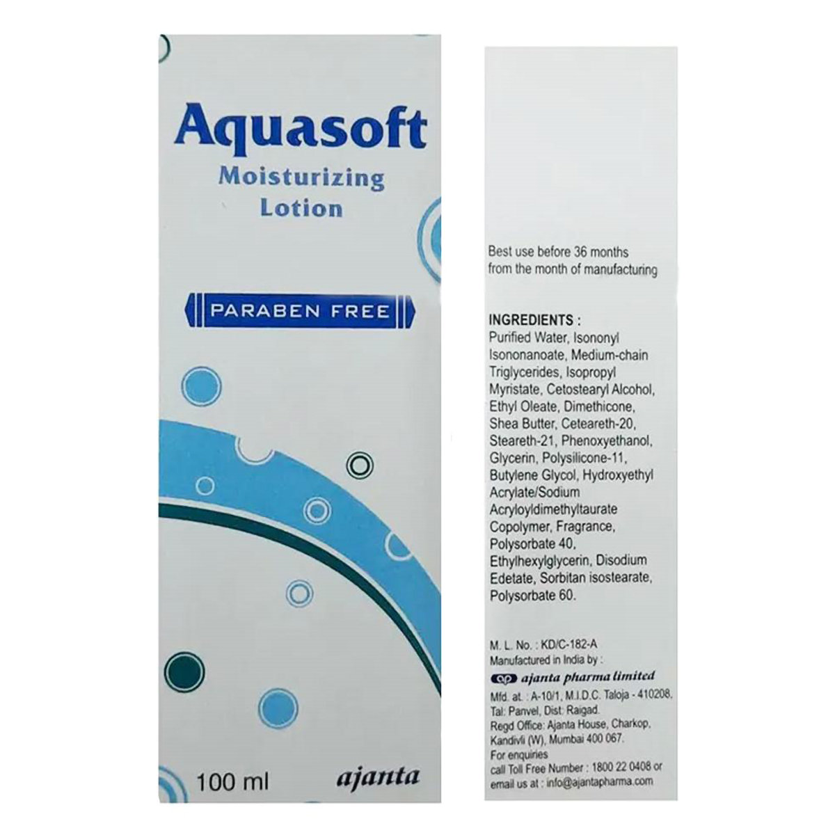 Aquasoft Moisturising Lotion 100 ml | Nourishes Dehydrated Skin | All Season Moisturising Lotion | For All Skin Type, Pack of 1 Aquasoft Moisturising Lotion 100 ml | Nourishes Dehydrated Skin | All Season Moisturising Lotion | For All Skin Type, Pack of 1