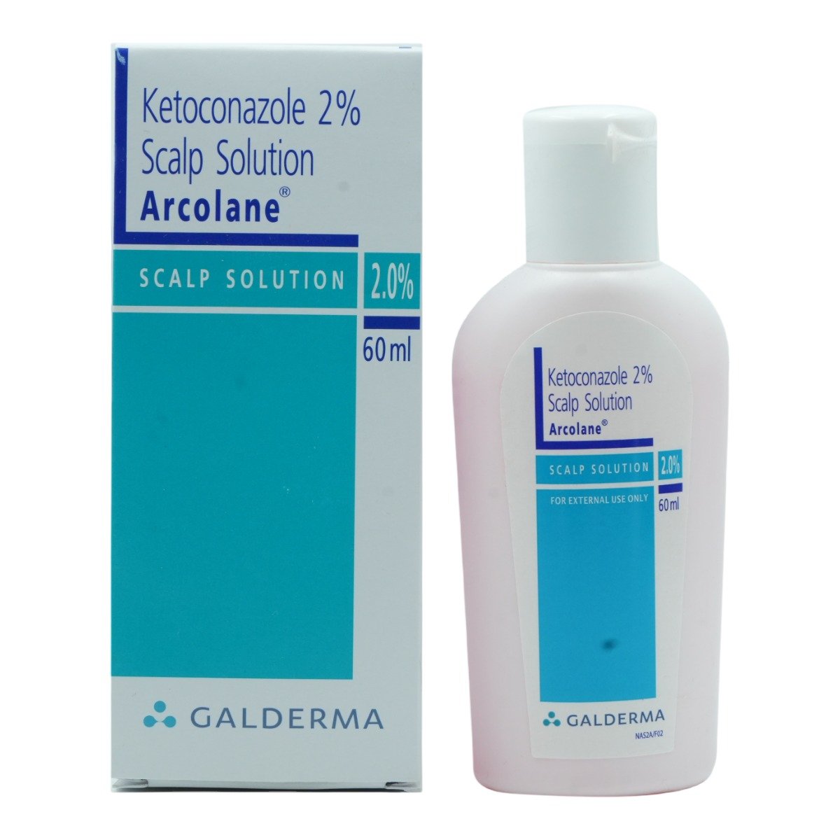 Arcolane 2% Scalp Solution 60 ml, Pack of 1 SOLUTION Arcolane 2% Scalp Solution 60 ml, Pack of 1 SOLUTION