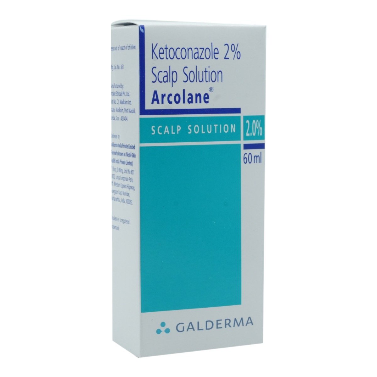 Arcolane 2% Scalp Solution 60 ml, Pack of 1 SOLUTION Arcolane 2% Scalp Solution 60 ml, Pack of 1 SOLUTION