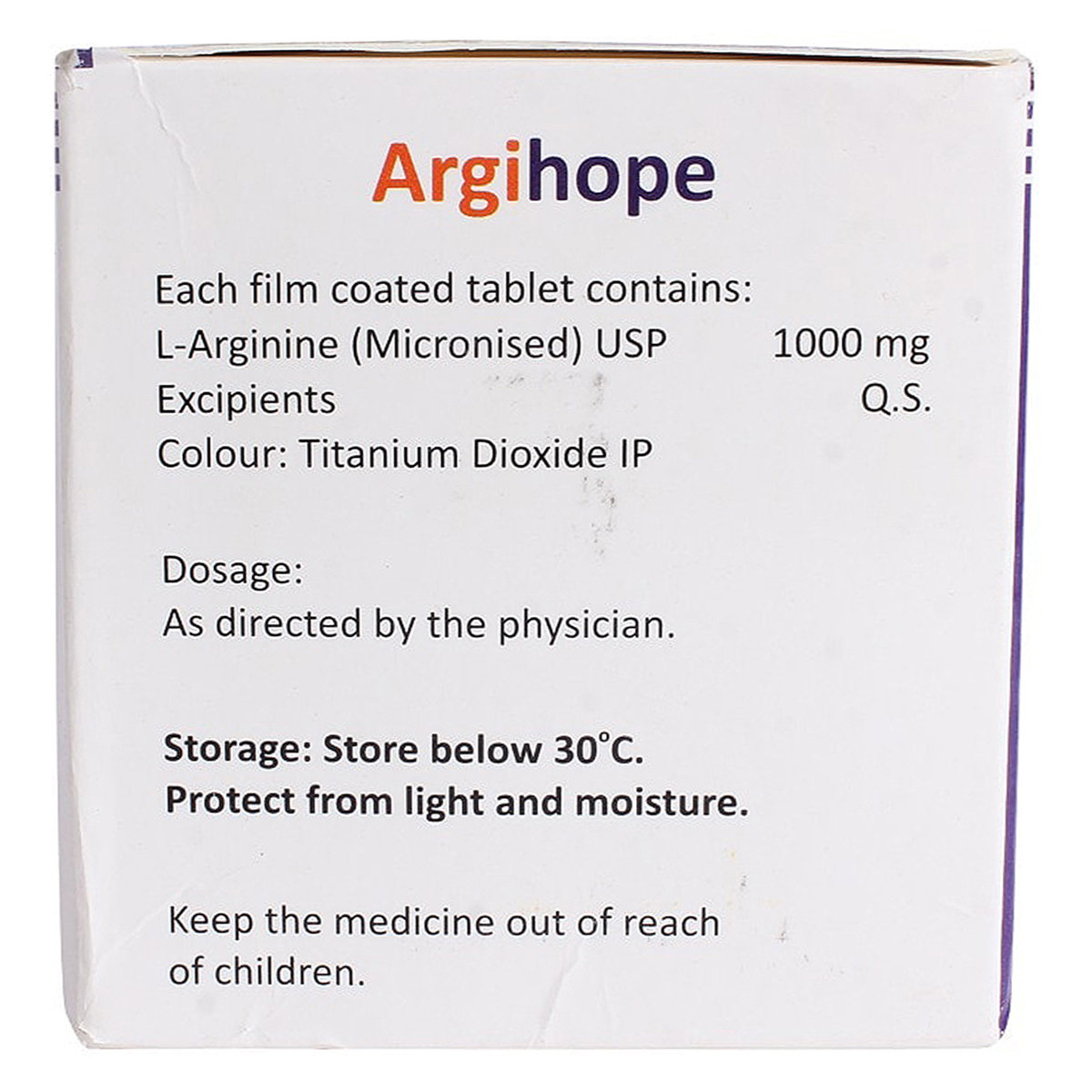 Argihope Tablet 10's, Pack of 10 TABLETS Argihope Tablet 10's, Pack of 10 TABLETS
