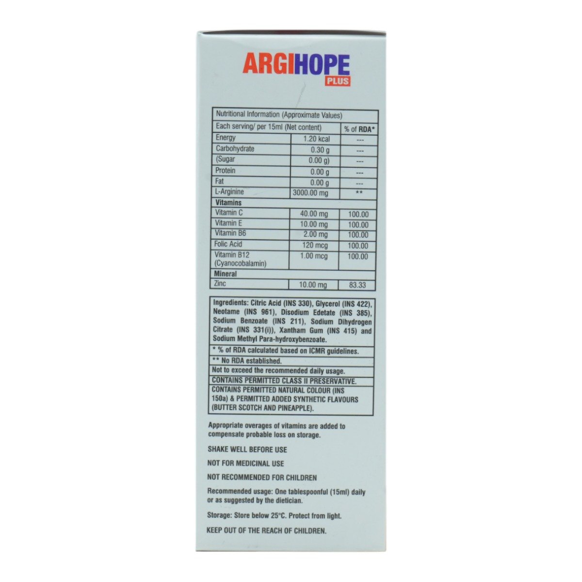 Argihope Plus Liquid 90 ml, Pack of 1 Argihope Plus Liquid 90 ml, Pack of 1