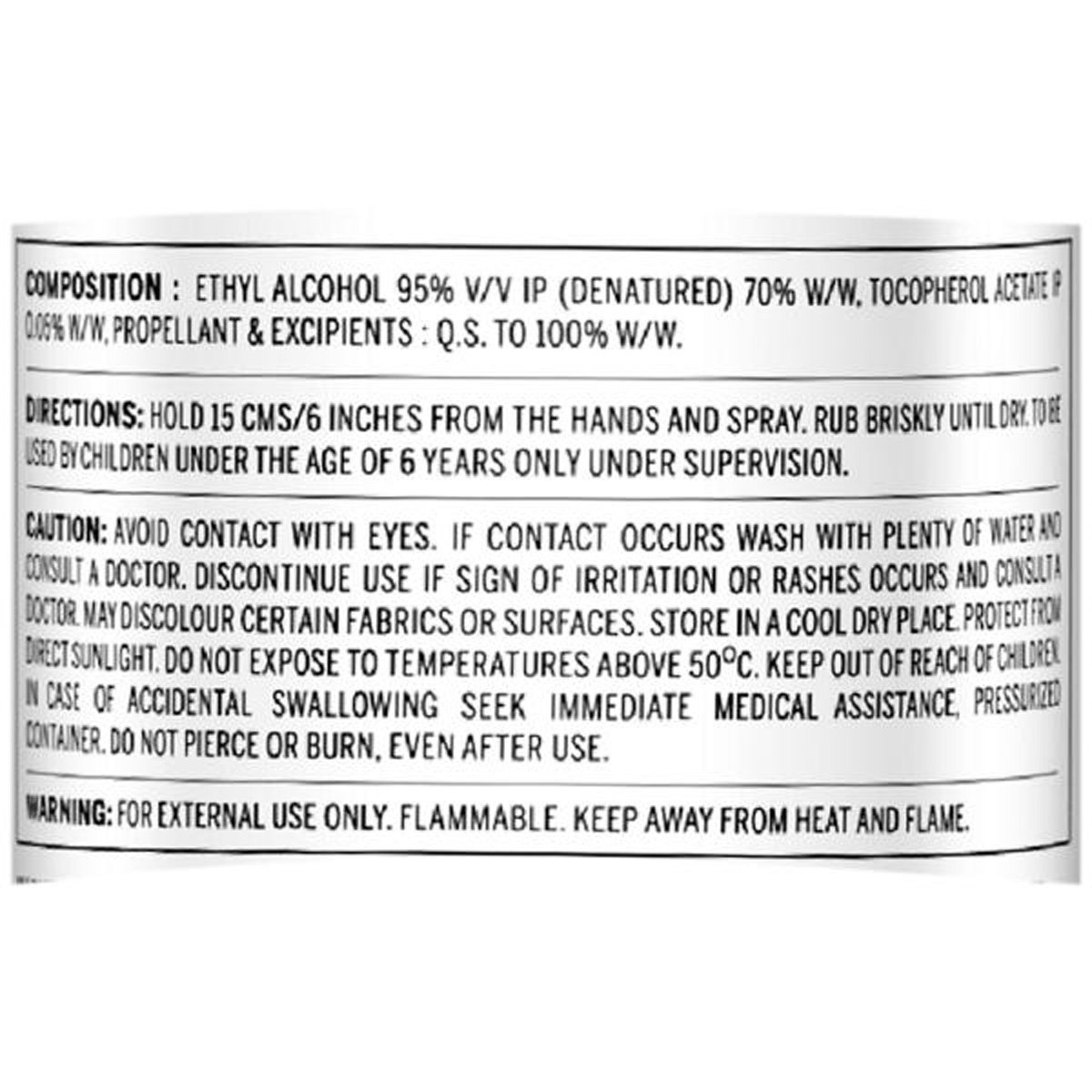 Arias Instant Advanced Sanitizer Spray 200 ml | With Moisturisers & Vitamin E | Kills 99.9% Germs | Safe For Skin & All Surfaces, Pack of 1 Arias Instant Advanced Sanitizer Spray 200 ml | With Moisturisers & Vitamin E | Kills 99.9% Germs | Safe For Skin & All Surfaces, Pack of 1